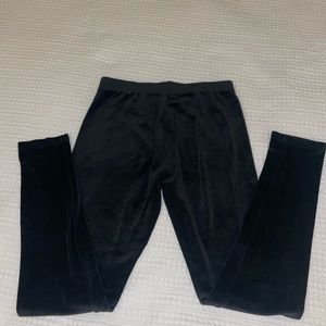 black velvet pants